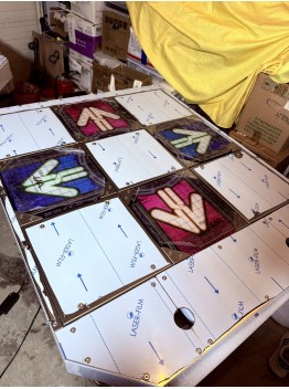 Arcade Pad Arrow Panel (PINK OR BLUE) (X)