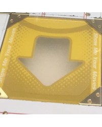 DDR Arcade Pad Arrow Panel  Golden !