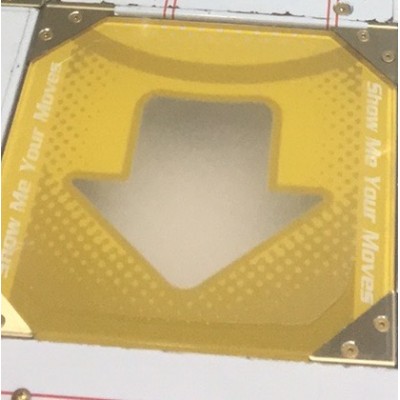 DDR Arcade Pad Arrow Panel  Golden !