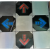 In The Groove  ITG Arcade Pad Arrow Panel (BLUE) 